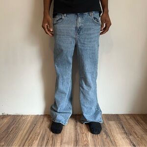 Vintage Straight Leg Wrangler Blue Men's Jeans